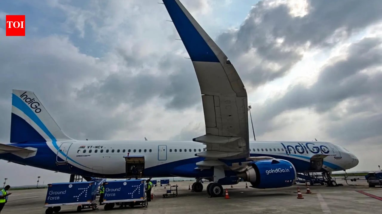 IndiGo flight from Navi Mumbai hits pole at Srinagar airport during landing