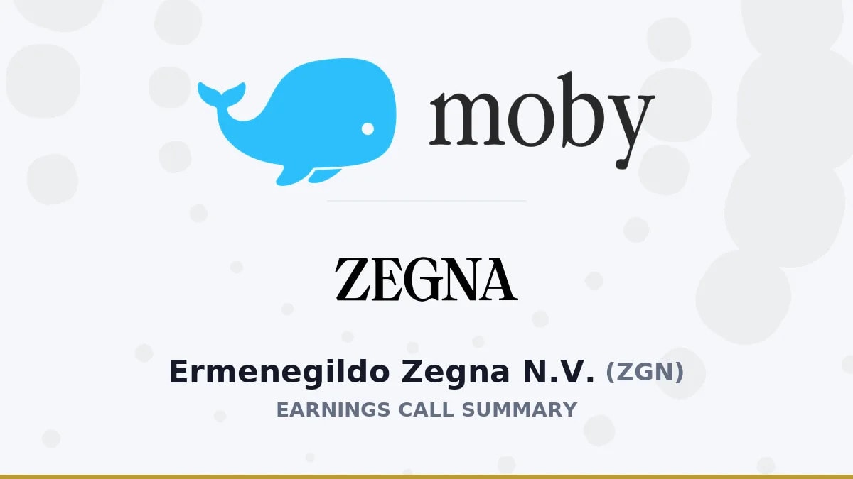 Ermenegildo Zegna N.V. Q2 2026 Earnings Call Summary