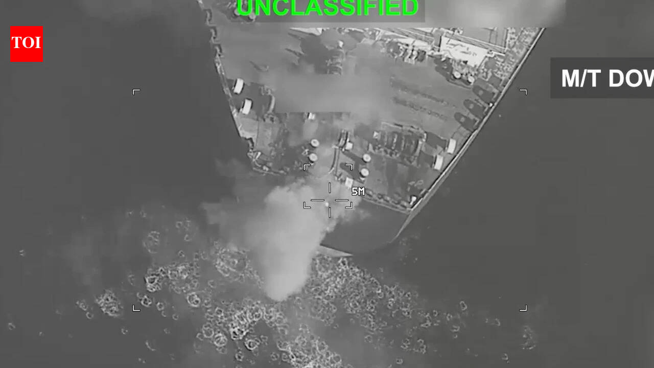Watch: US strikes 3 Iranian oil tankers after Iran targets 2 navy warships