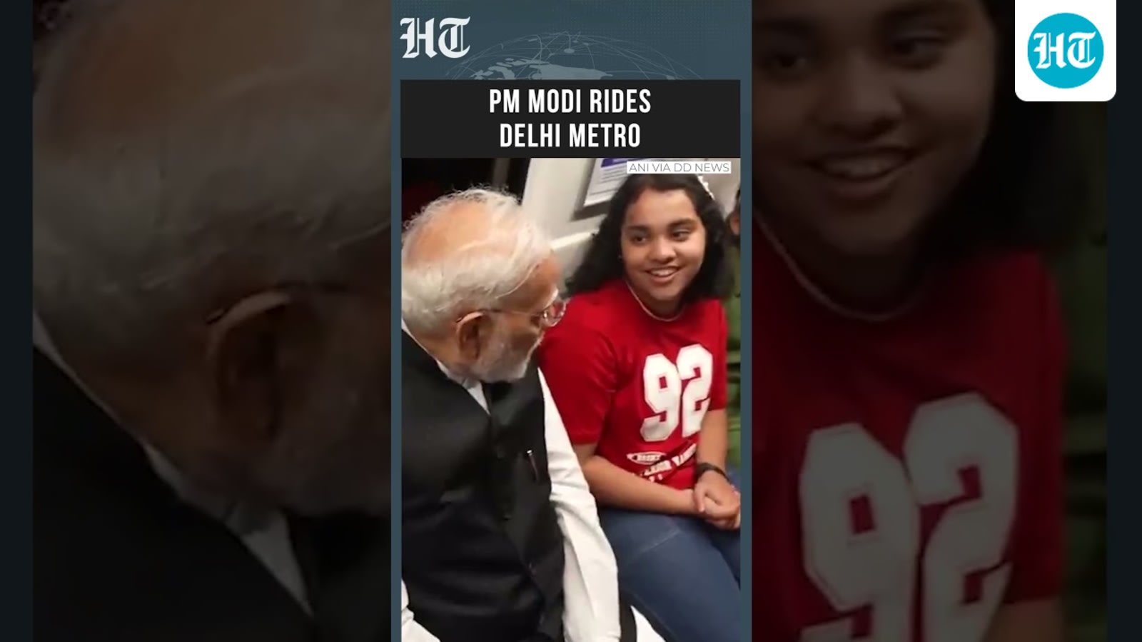 WATCH: PM Modi Travels by Delhi Metro to SRCC for Centenary Celebrations