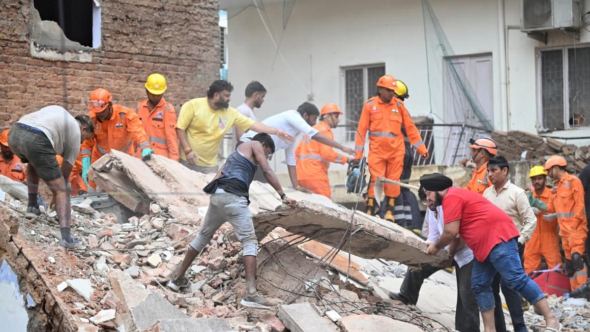 Delhi building collapse LIVE updates: Six rescued, several feared trapped