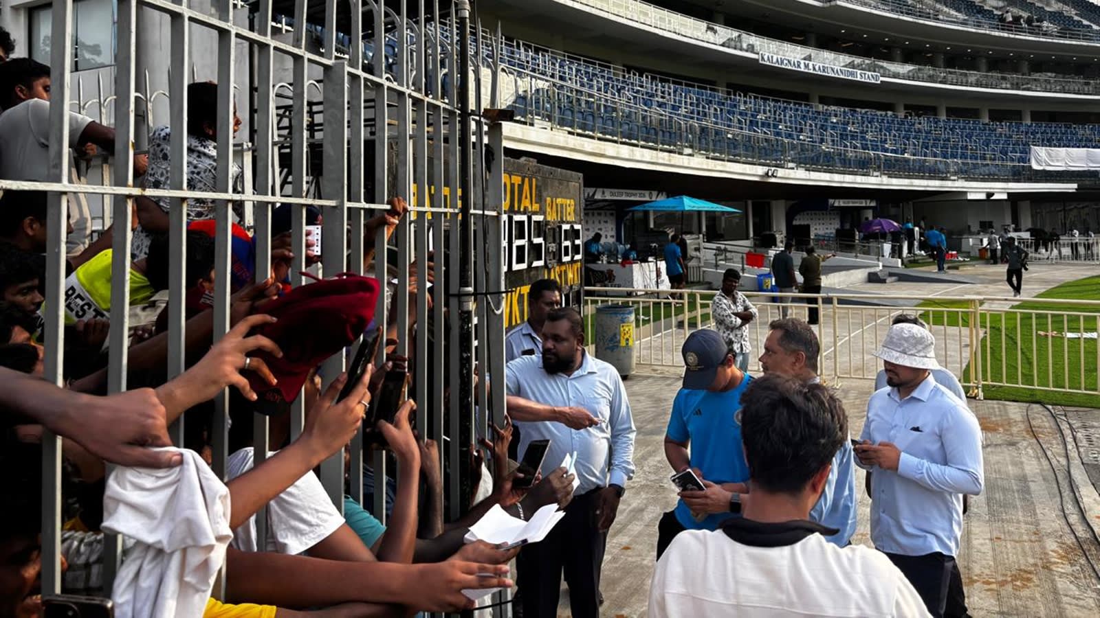 Watch: Fans throng around Vaibhav Sooryavanshi at Chepauk Stadium during Duleep Trophy Final