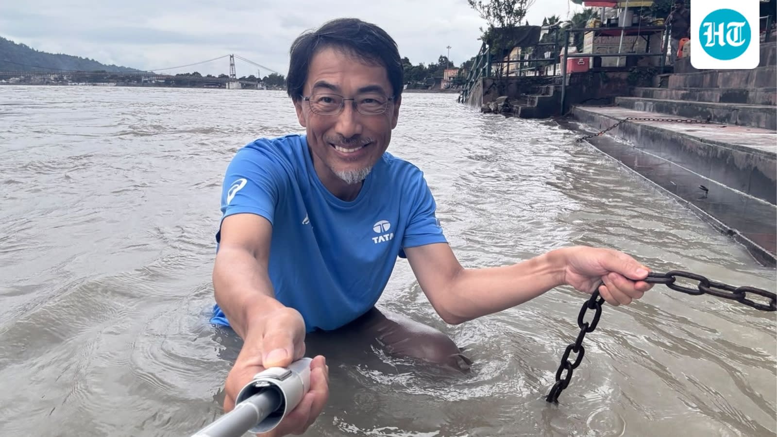 Japanese ambassador takes holy dip in Ganga in Rishikesh, calls it 'unforgettable moment'