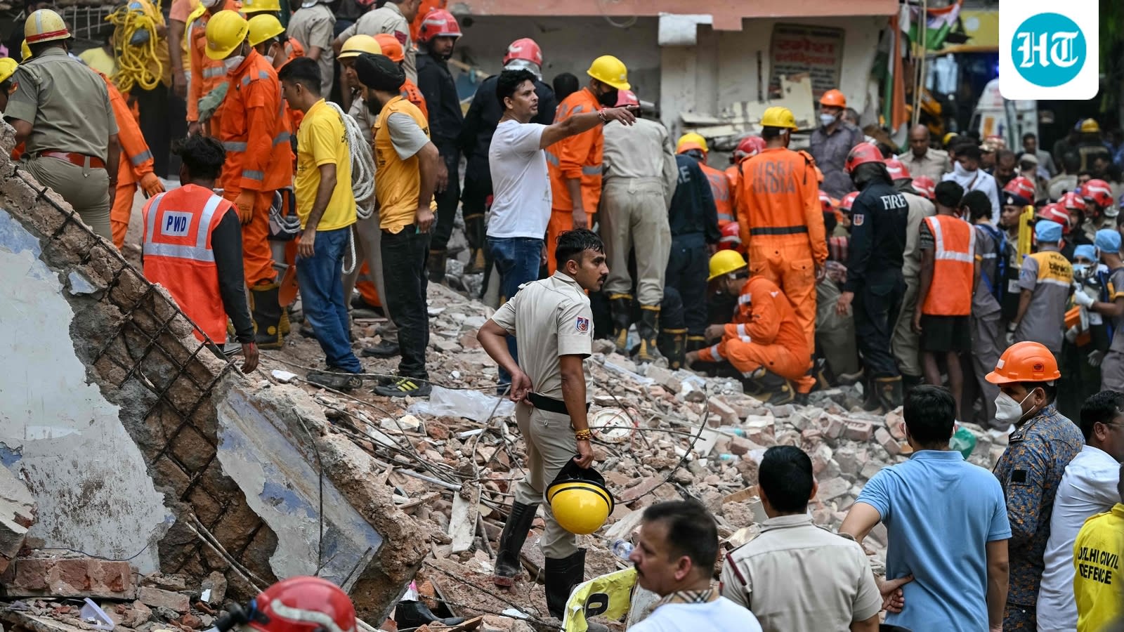 Renovation turns fatal: Student PG collapse near Delhi University campus kills 5, rescue ops continue