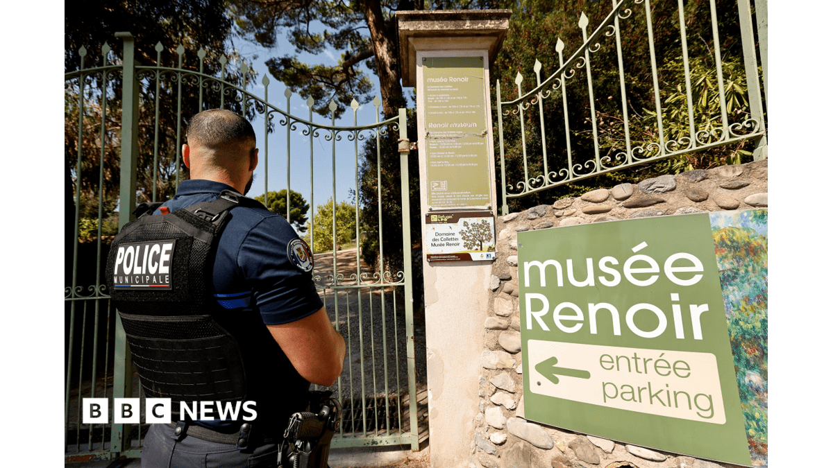 Four Renoir paintings worth millions stolen in French museum heist