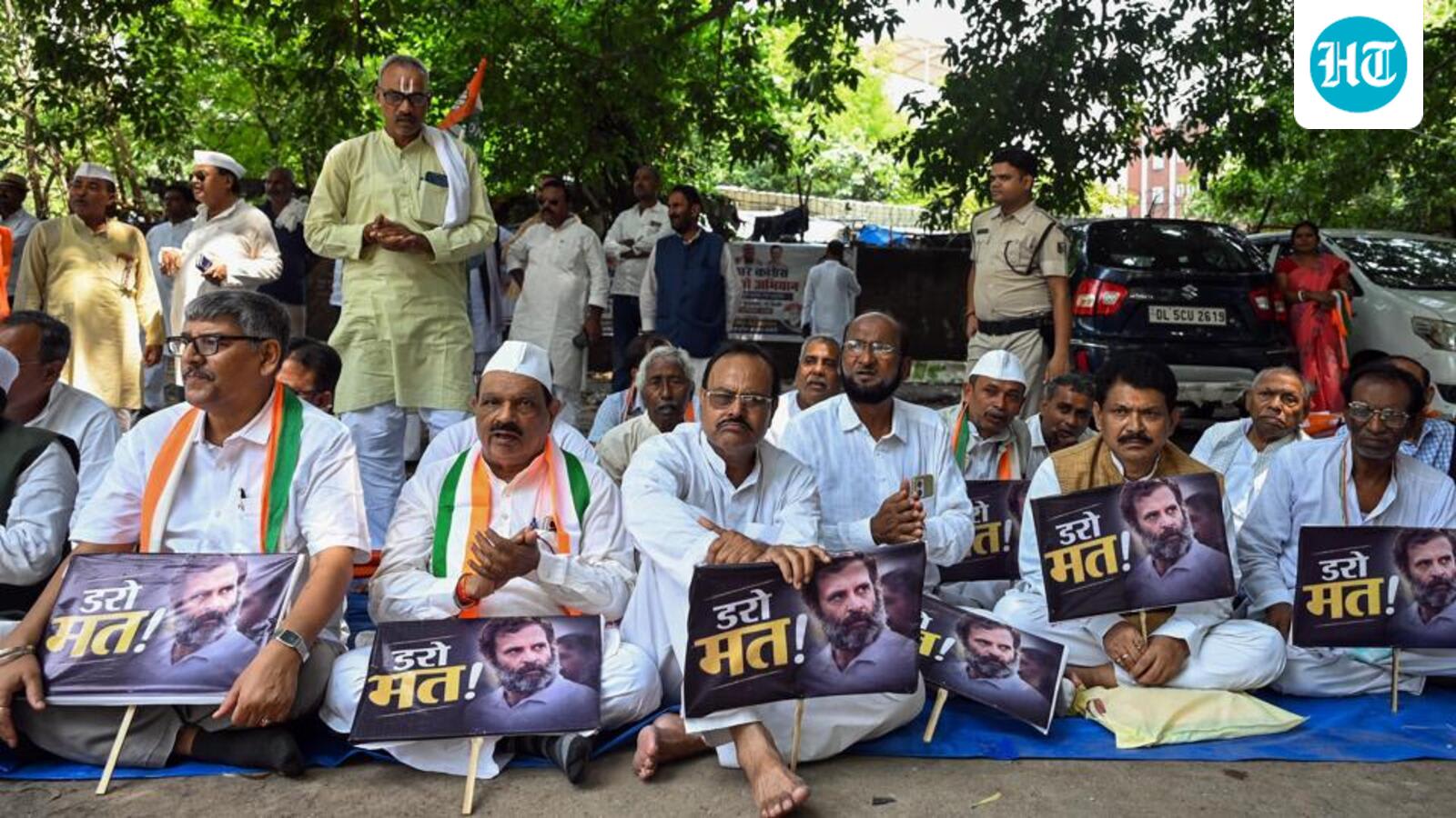 Bihar Congress row deepens as expelled leaders protest in Delhi, seek total revamp