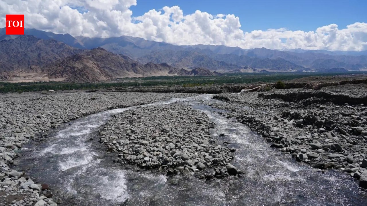 Ladakh LG taps 90 million litres of glacial water after village head's appeal