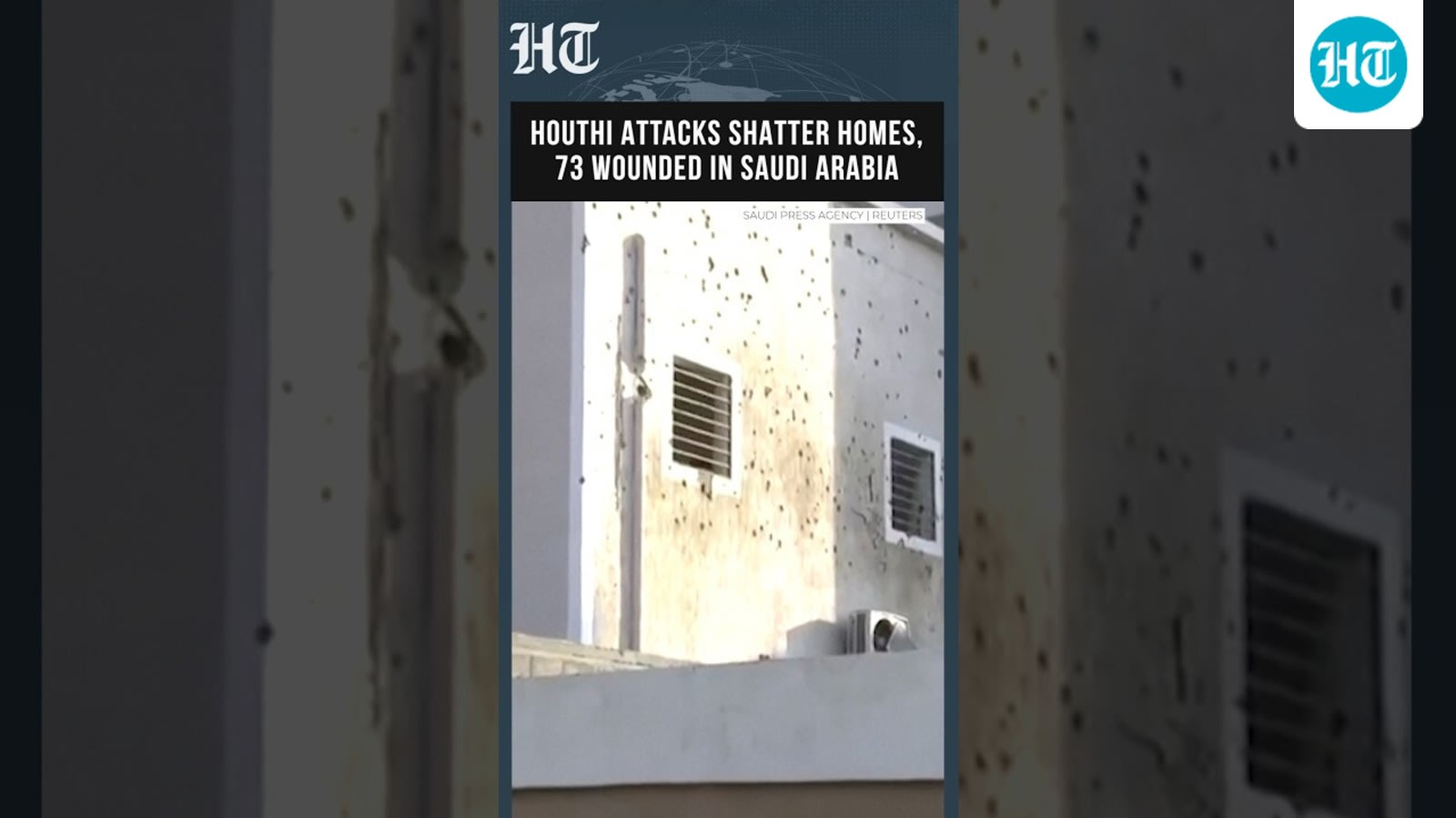 Houthi Attacks Shatter Homes In Saudi Arabia, Leave 73 Wounded