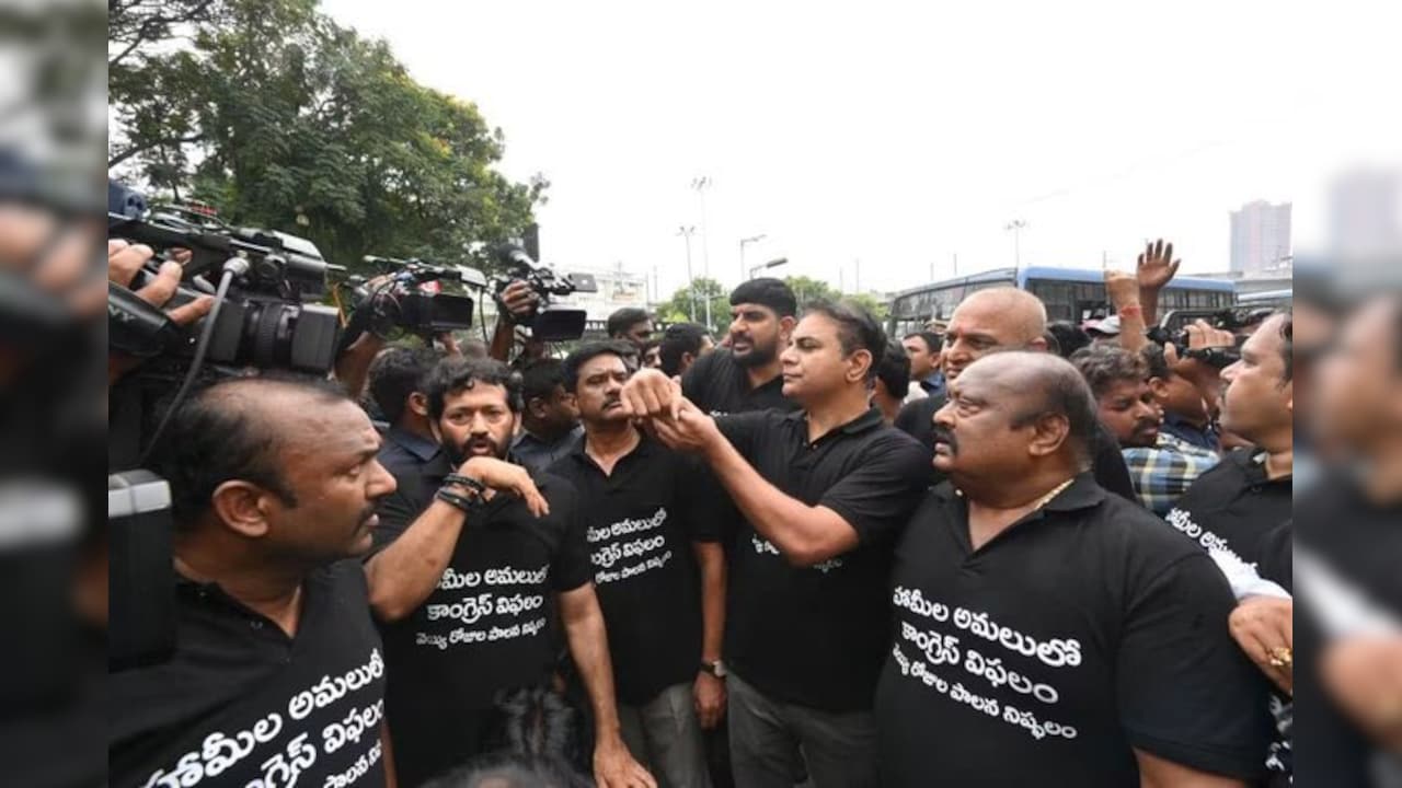KTR Among 22 BRS MLAs Suspended From Telangana Assembly