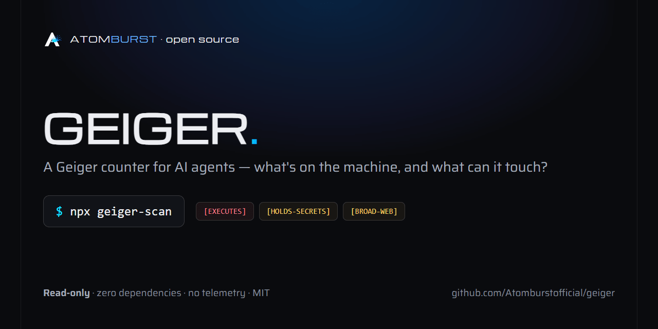 Show HN: Geiger – See every AI agent on your machine and what it can touch