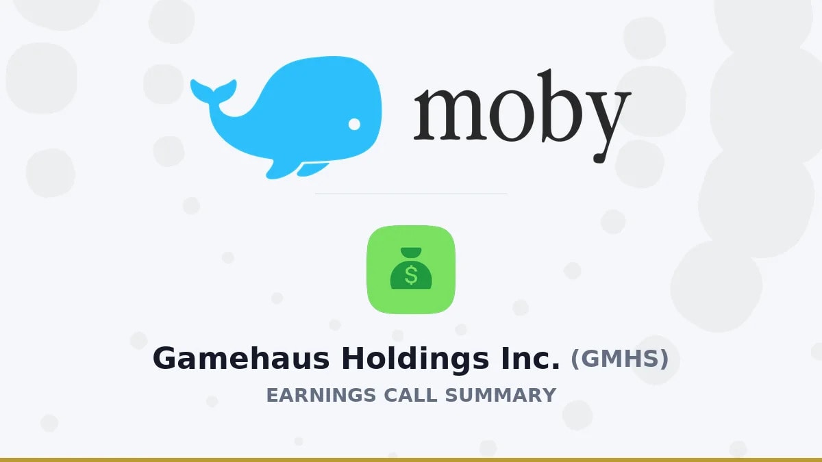Gamehaus Holdings Inc. Q4 2026 Earnings Call Summary