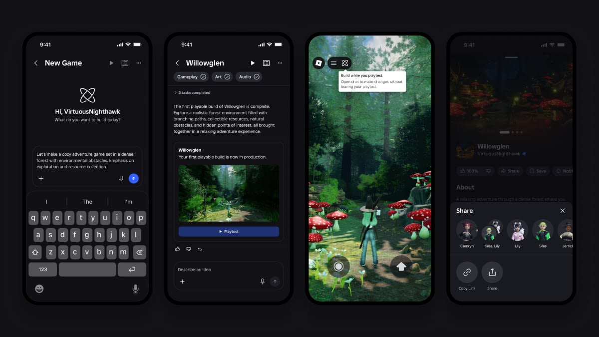 Roblox is making it easier to build games with AI — and play them outside Roblox