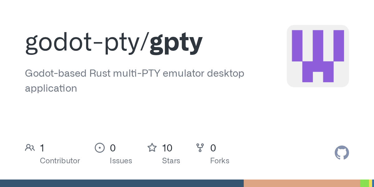 Godot and Rust based multiplexer (terminal panes and more)