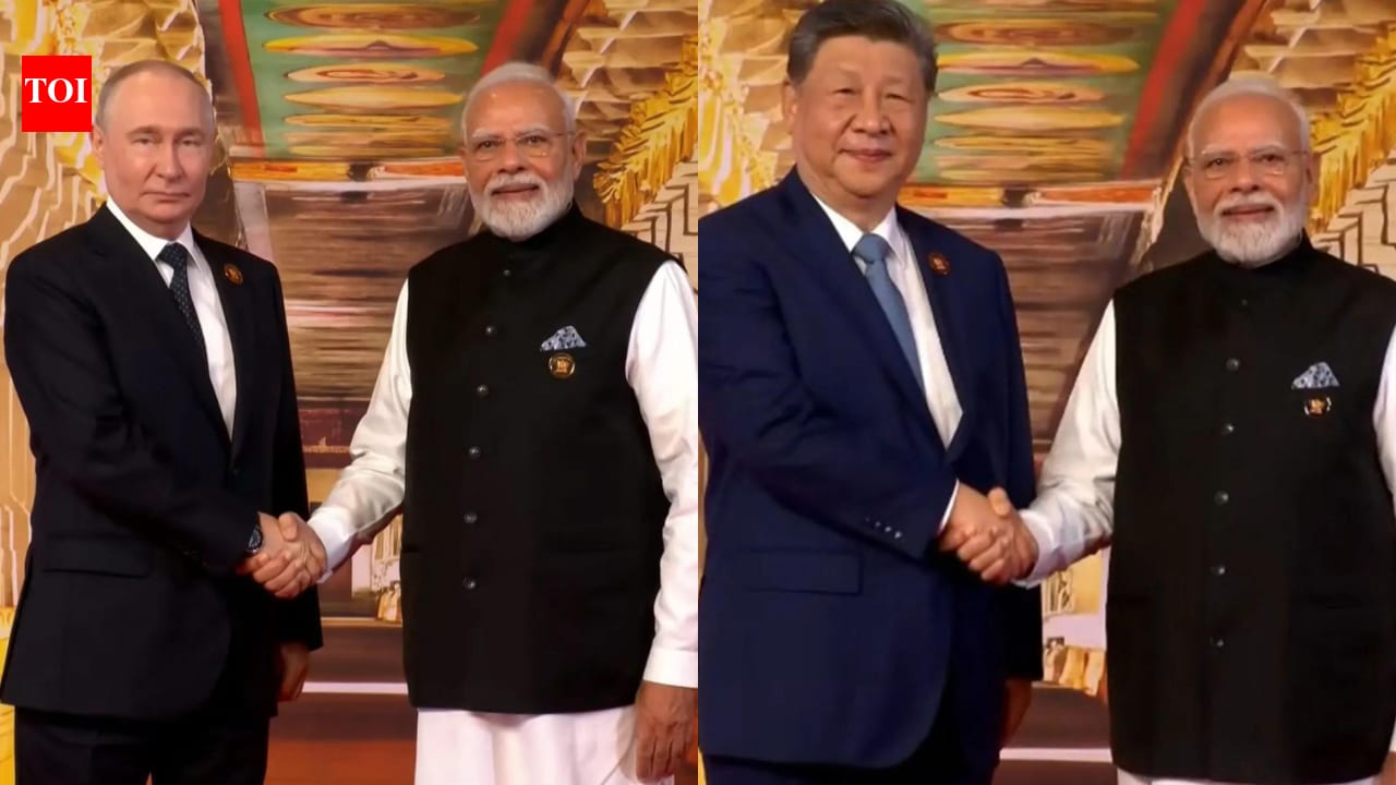 Tamil link at Brics: PM Modi greets leaders before Rameswaram backdrop