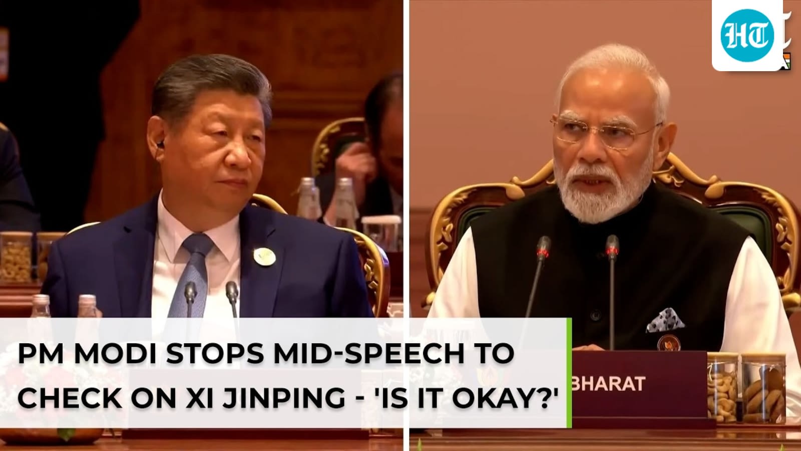 What happened to Xi Jinping? PM Modi suddenly stops speech to check on him | BRICS 2026 meet
