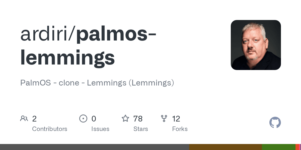 PalmOS Lemmings by Aaron Ardiri