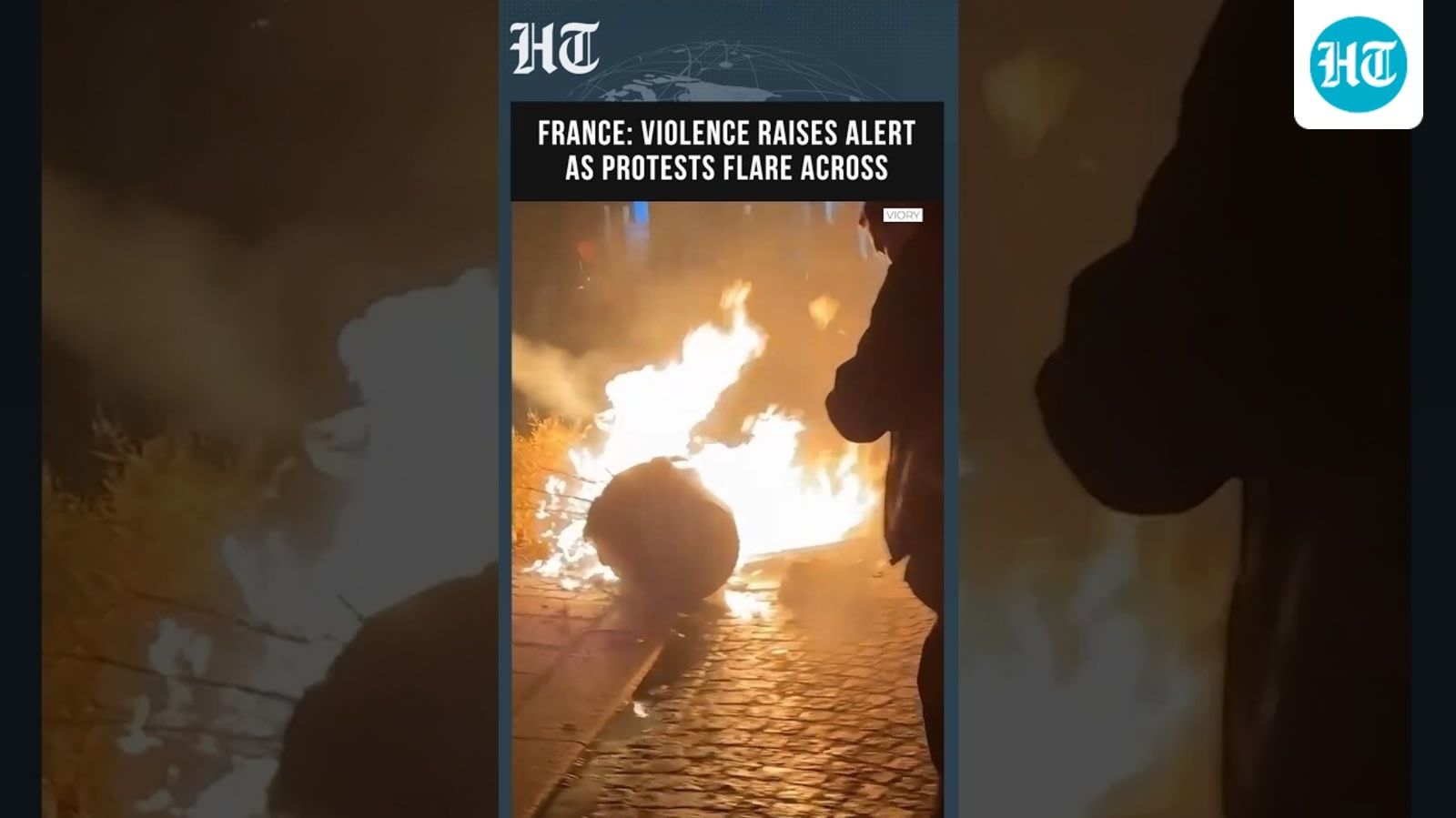 Paris: Police Clash With Protesters as Tear Gas and Water Cannons Deployed on Day Two