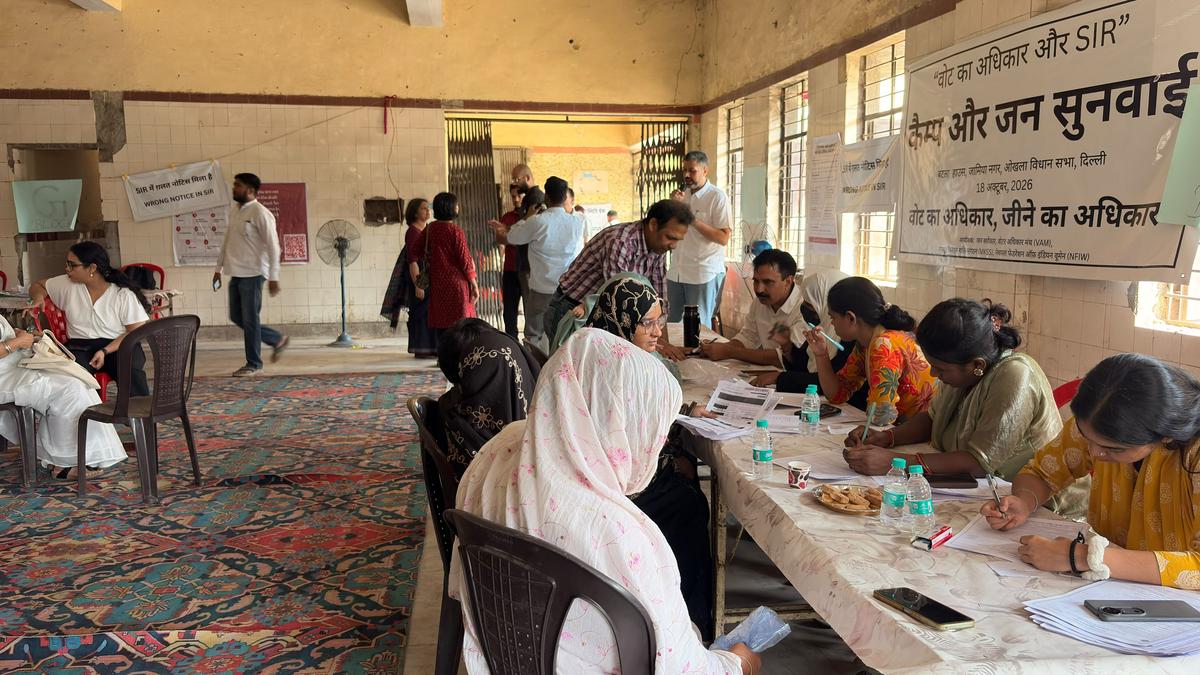 Delhi SIR: Public audit in two booths finds over 100 voters wrongly marked absent, shifted, or dead