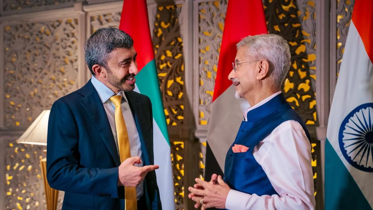 Jaishankar welcomes UAE’s Foreign Minister Al Nahyan in Mumbai