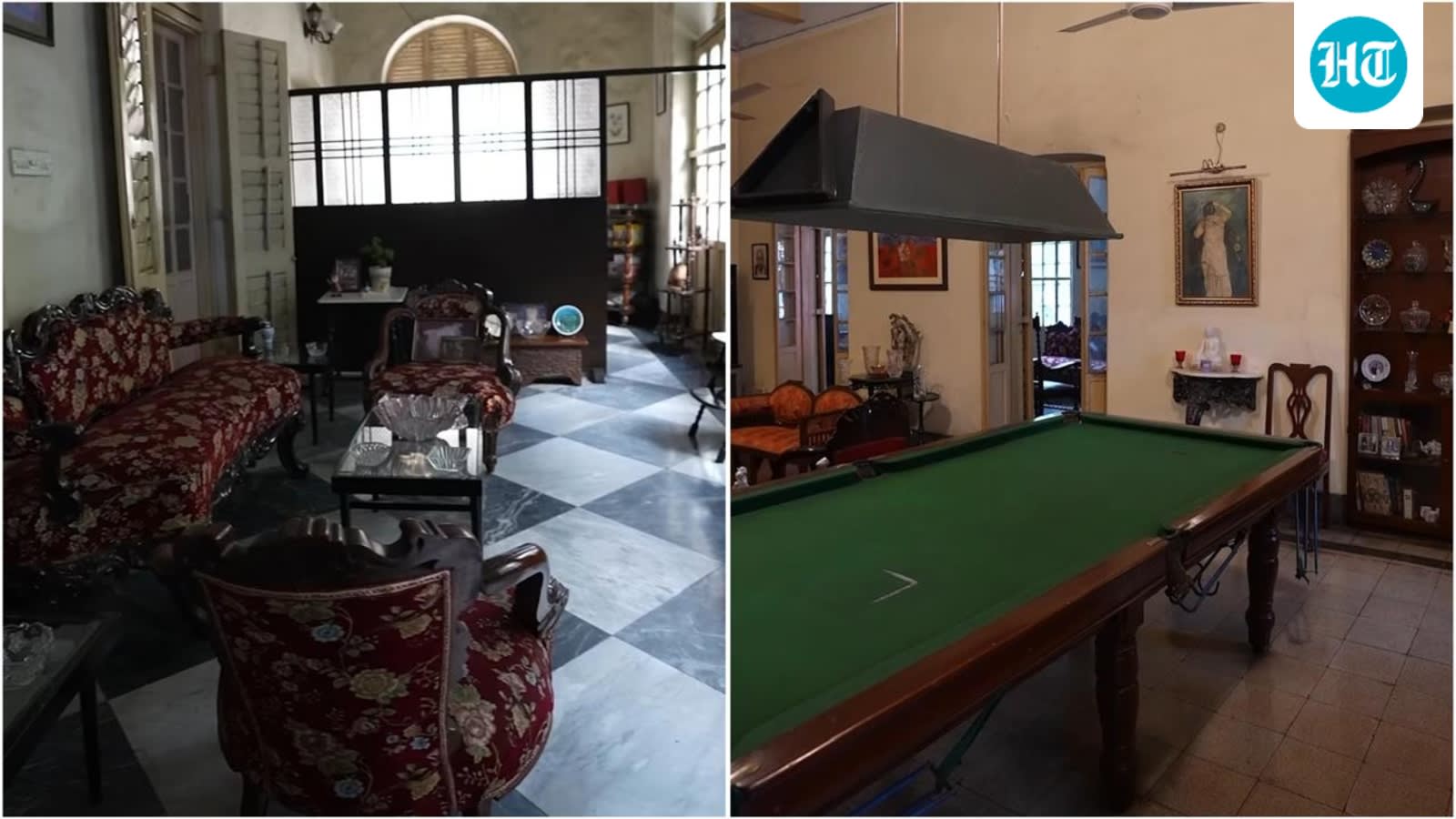 Step inside 117 year old Kolkata home with colonial architecture, antique furniture and a vintage car collection featuring a Ford Mustang