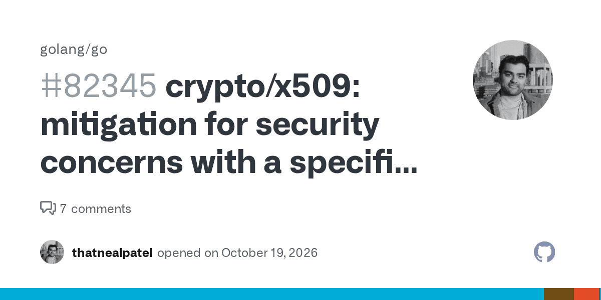 Go will reject certificate chains containing eight distrusted SPKIs