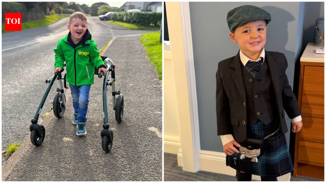 5-year-old with neurological condition walks 30 laps for 30 days, raises $100K