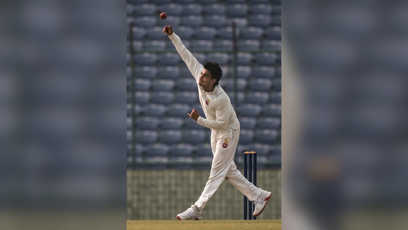Hrithik Shokeen’s first five-for, and a coach in the nets at Palam