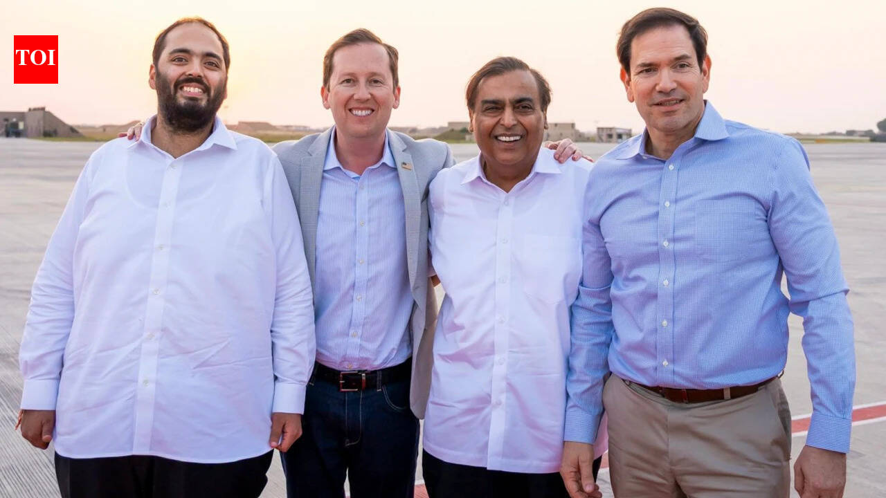 At Jamnagar refinery, Rubio and Ambanis discuss energy, digital infrastructure