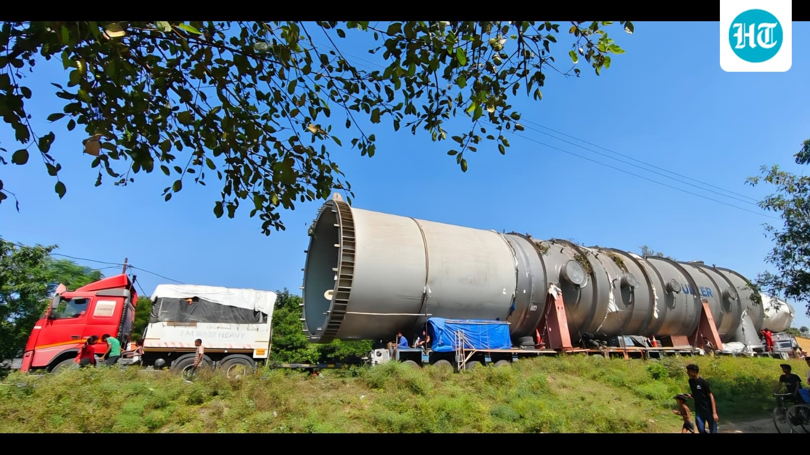 6 months and 4 states later, Belgian mega machine on 240 wheels rolls into Kheri