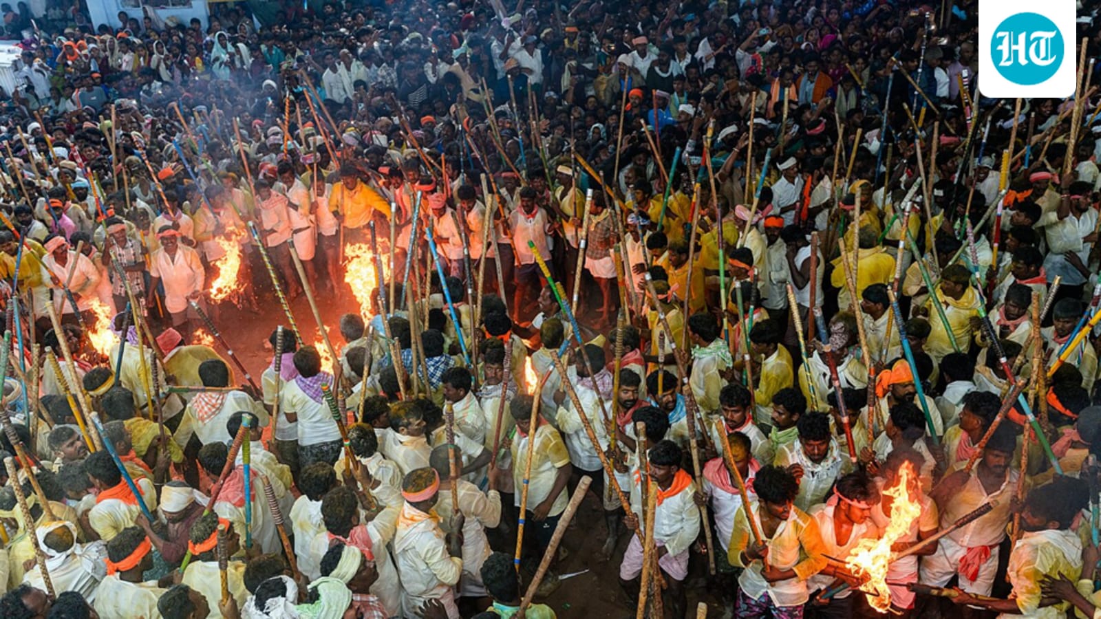 Andhra Pradesh: 1 killed in stick fight as part of annual Banni festival