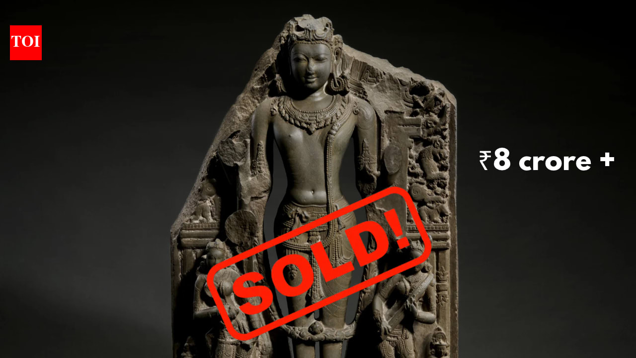 Pala-era Vishnu sculpture sold for Rs 8.16 crore, over 9 times estimate
