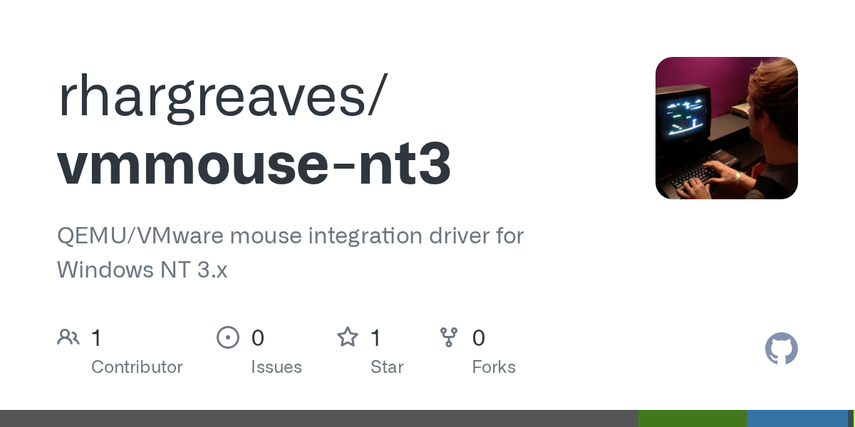VMMouse for NT 3.x: QEMU/VMware mouse integration driver