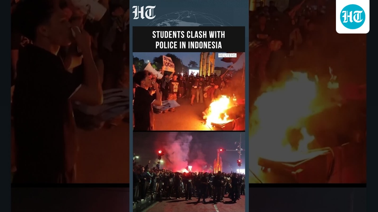 Indonesia: Students Clash With Police Over Haze Crisis and Economic Woes | Hindustan Times