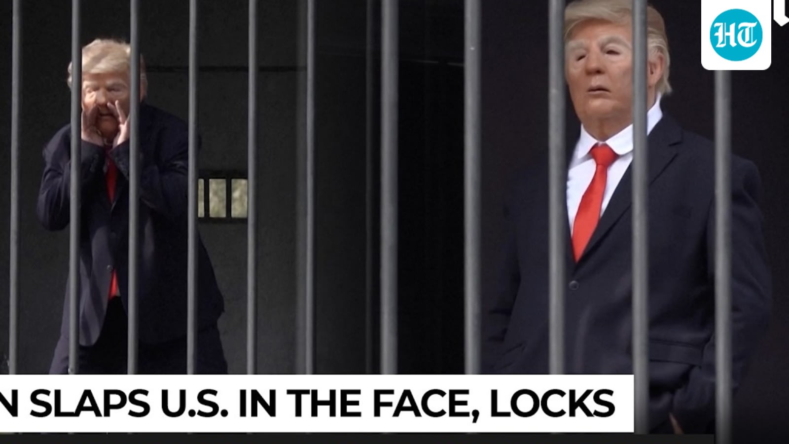 ‘Donald Trump’ behind bars: Iran humiliates POTUS live, ‘President locked behind bars’ in Tehran