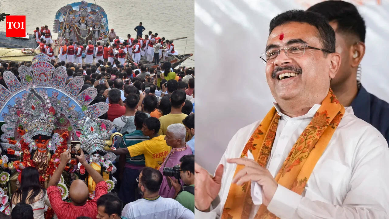 Only ‘sanatanis’ will touch Durga idols during immersion: Bengal CM Suvendu
