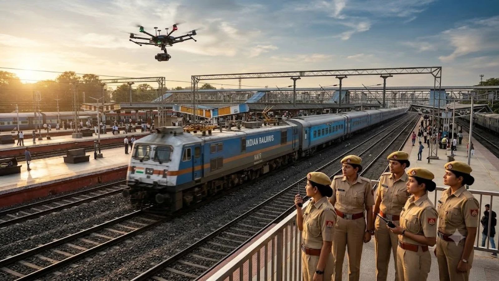 ‘Eyes in the sky, SHAKTI on the ground’: How Indian Railways is exploring new ways to improve security