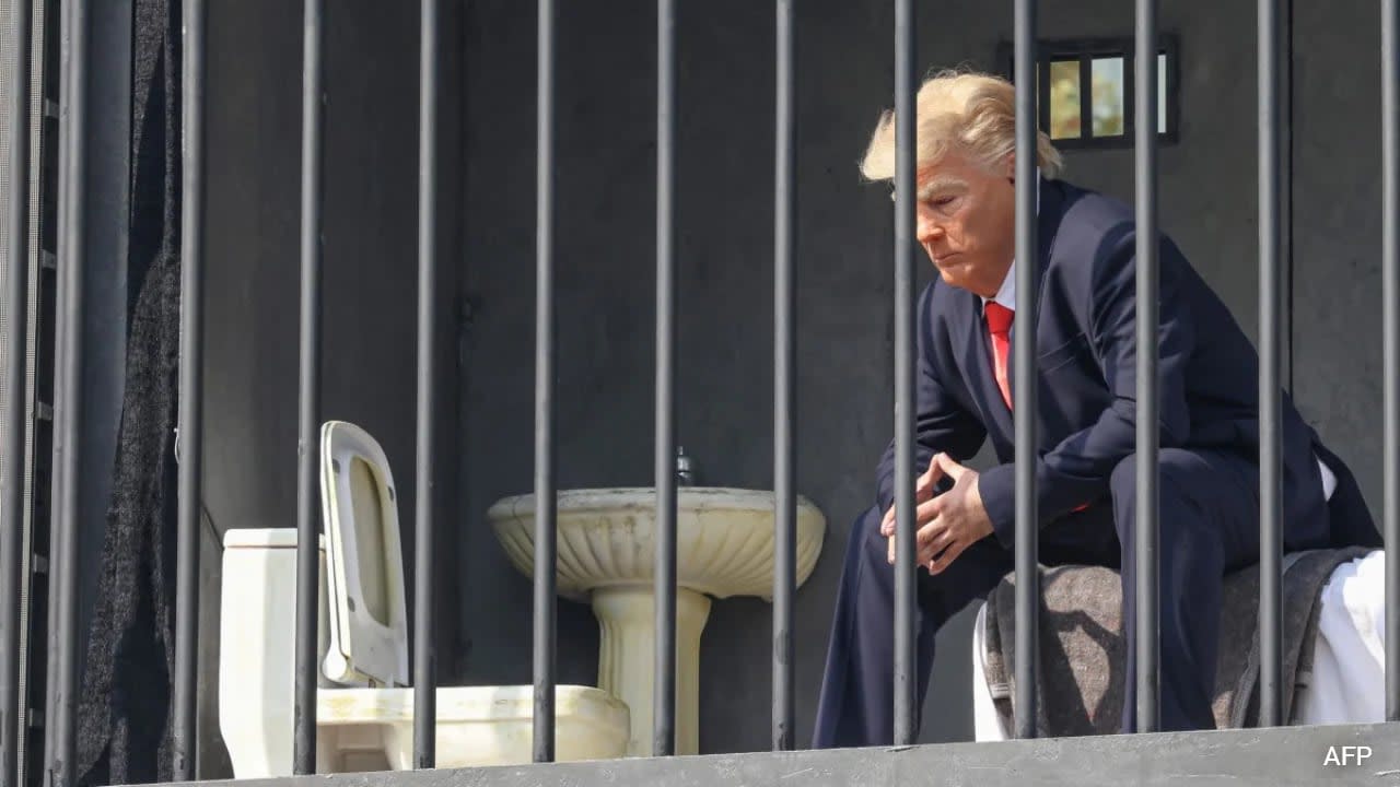 Trump Behind Bars? Iran's Latest Anti-US Display Draws Crowds