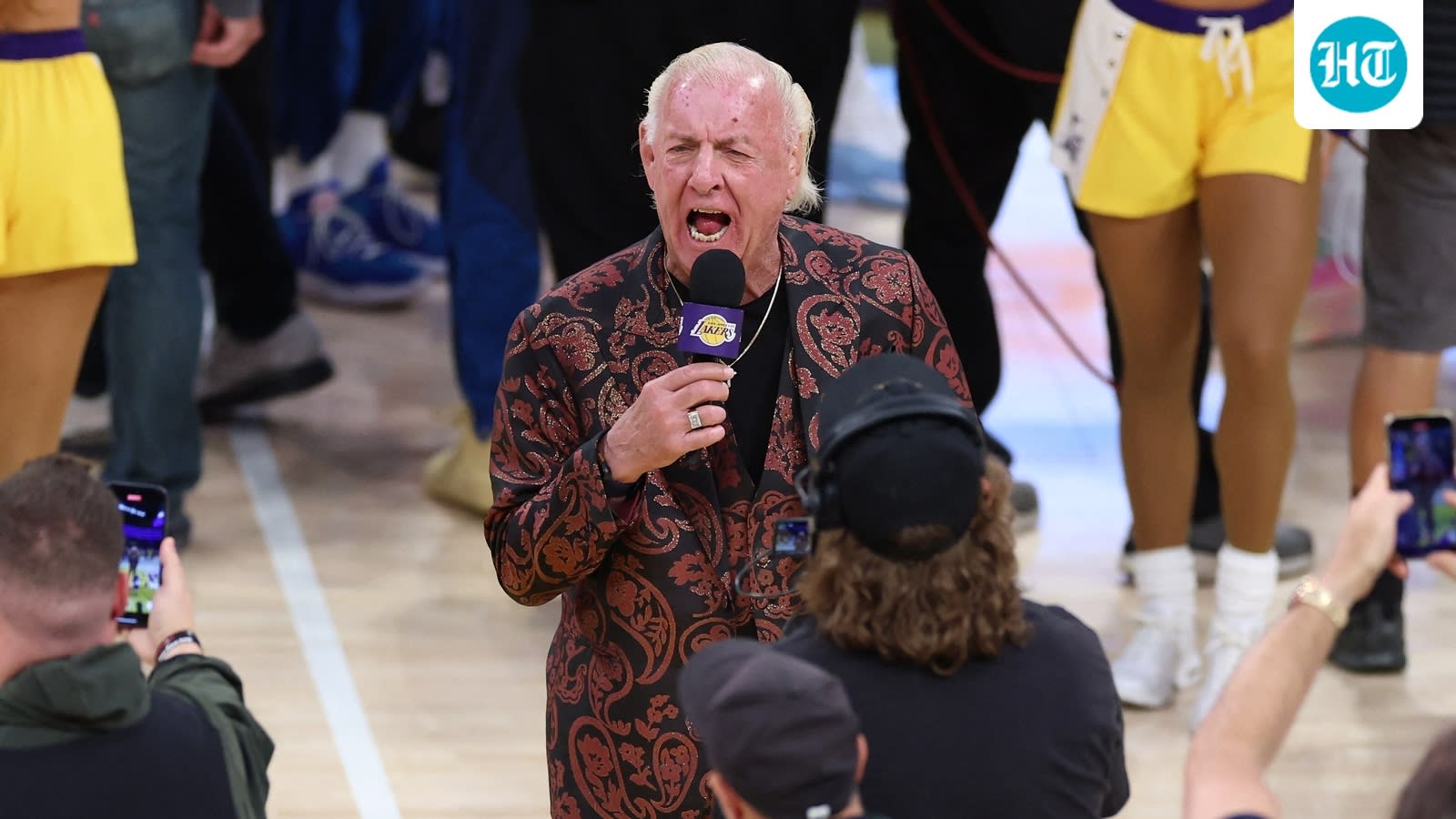Ric Flair, 77, shares bandaged-eye photo after scary fall: 'Focused on recovery'