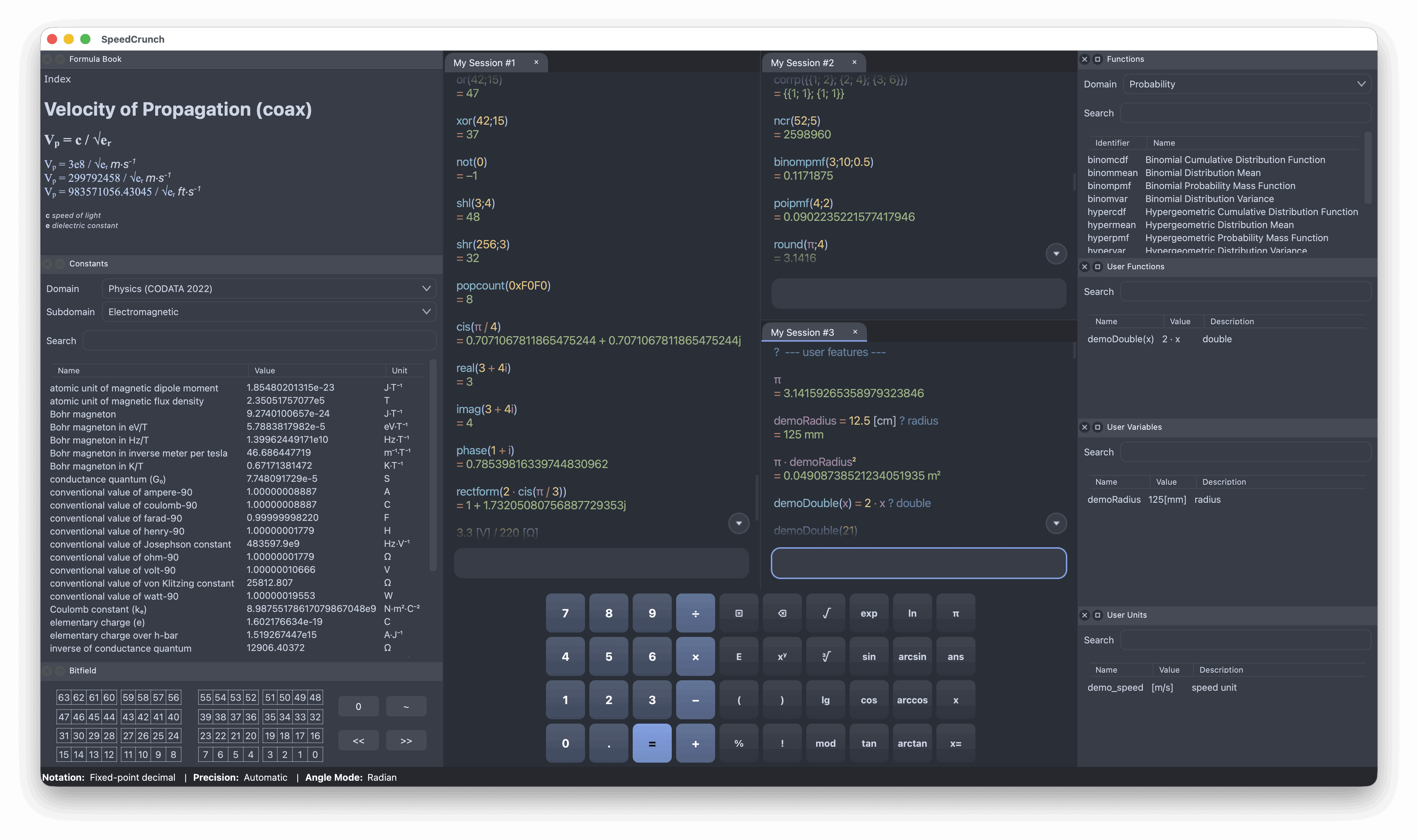 SpeedCrunch 1.1