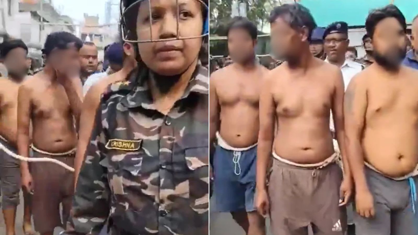 Kolkata cops ‘reconstruct’ naked parade row, accused marched shirtless