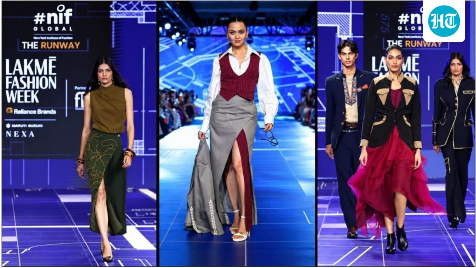 Actor Tejasswi Prakash walks the runway at NIF Global ‘The Runway’ at Lakmé Fashion Week x FDCI