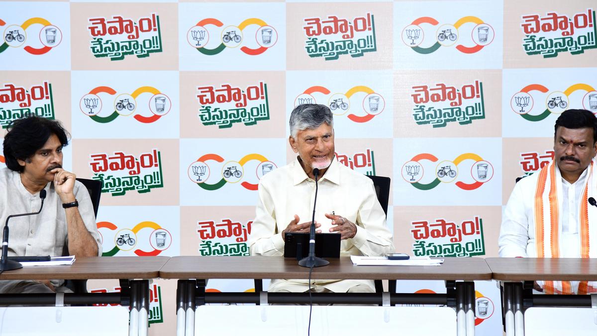 NDA reaches seat-sharing consensus in Andhra, but Naidu and Pawan differ on significance of local polls