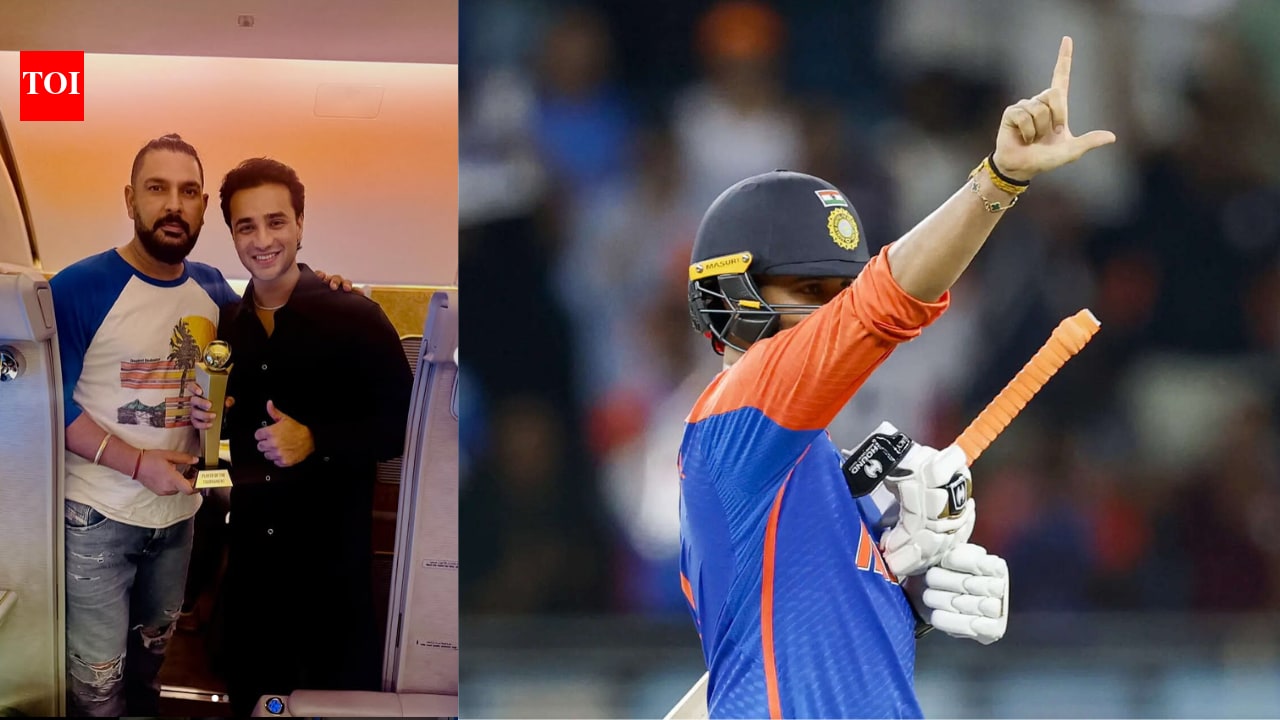 'Apne single bhi le liye': Yuvraj makes cheeky Abhishek Sharma admission