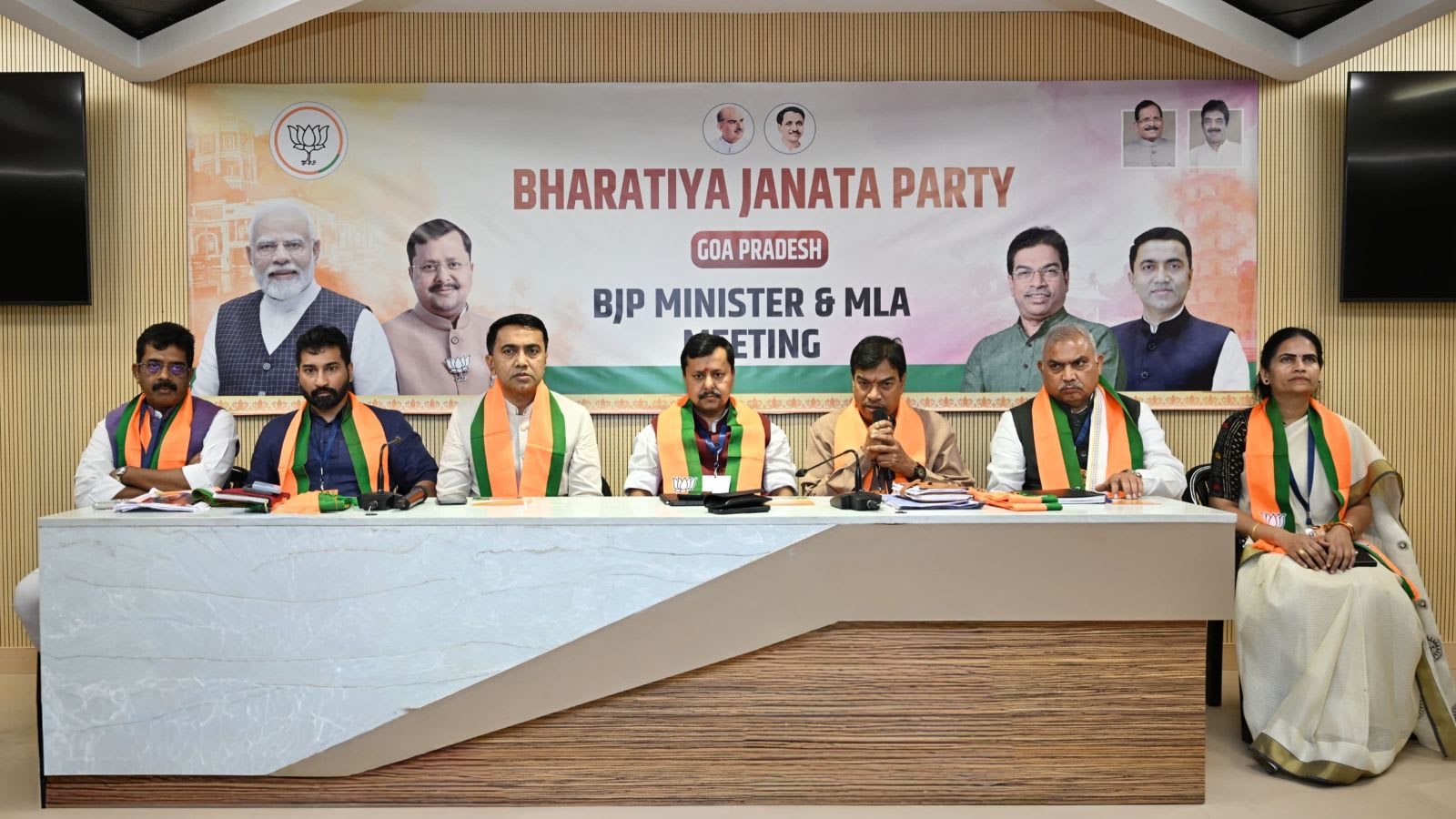 ‘Spreading anarchy, negativity’: At party meet in Goa, BJP president Nitin Nabin slams Congress