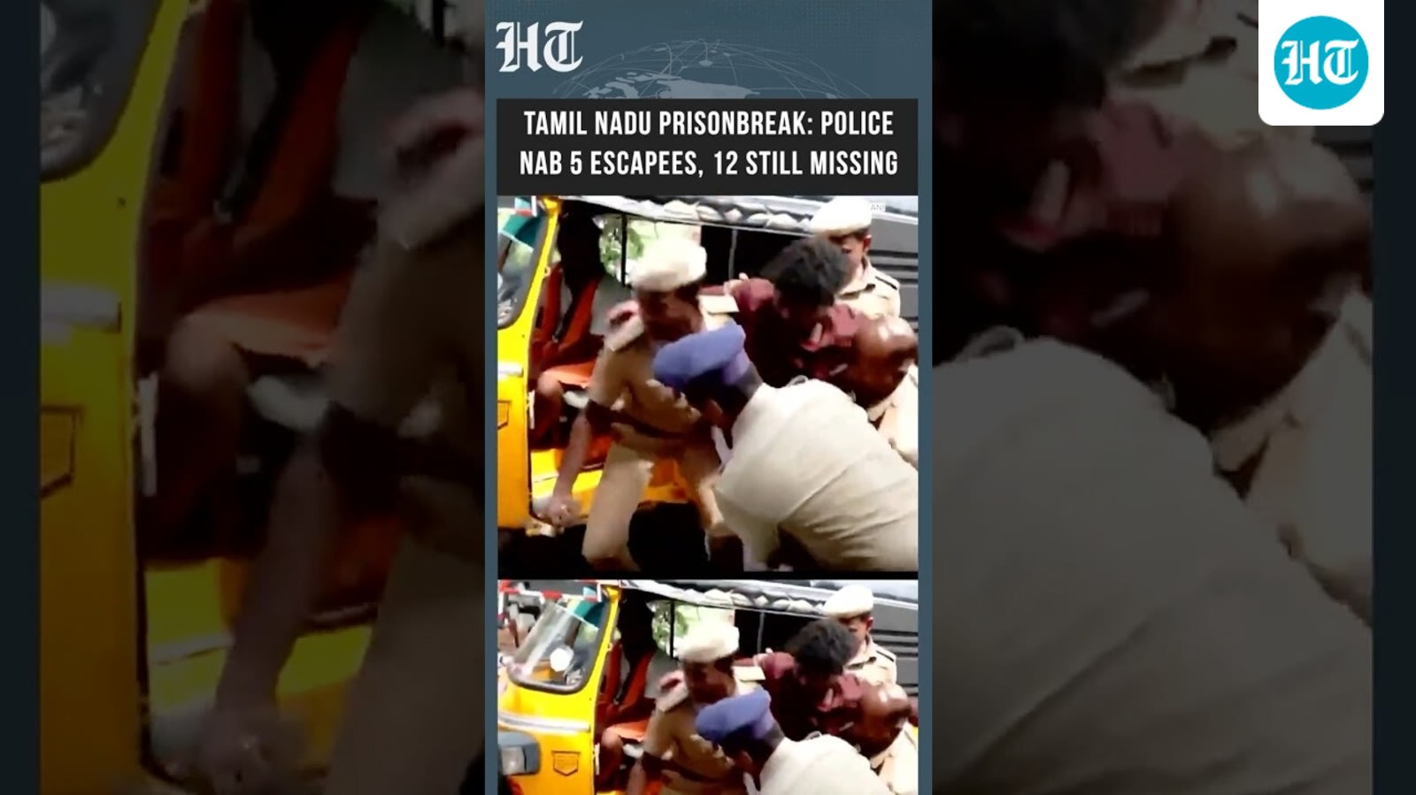 Police Apprehend 5 Escaped Prisoners From Theni Jail, Search Continues For 12 Others