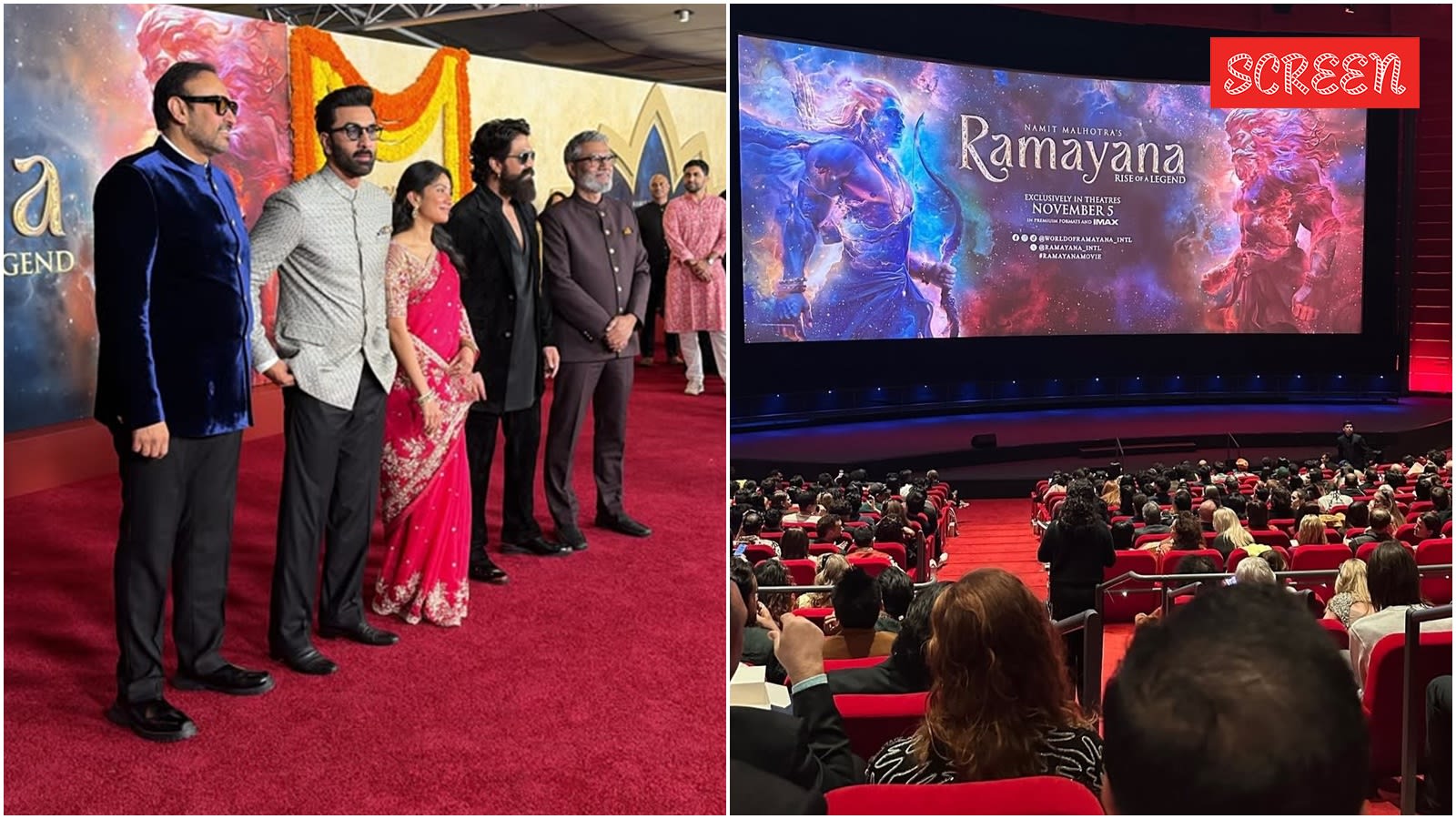 Ramayana LA premiere: Ranbir, Sai Pallavi walk red carpet; Yash says ‘Proud to be a Kannadiga’