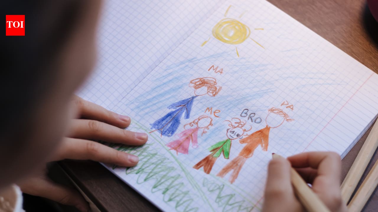 What children's family drawings may reveal about how they see loved ones