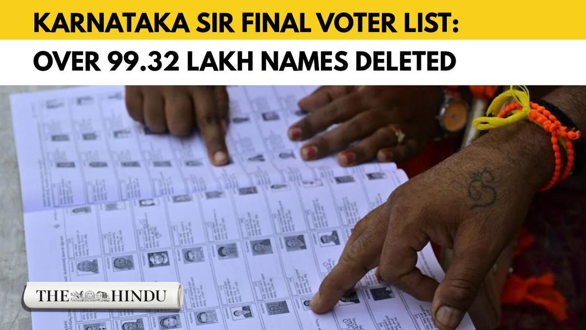 Karnataka’s final electoral roll published after SIR