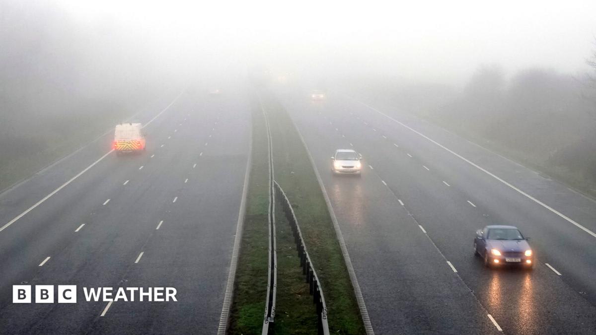 Thick fog to create dangerous driving conditions for UK commuters