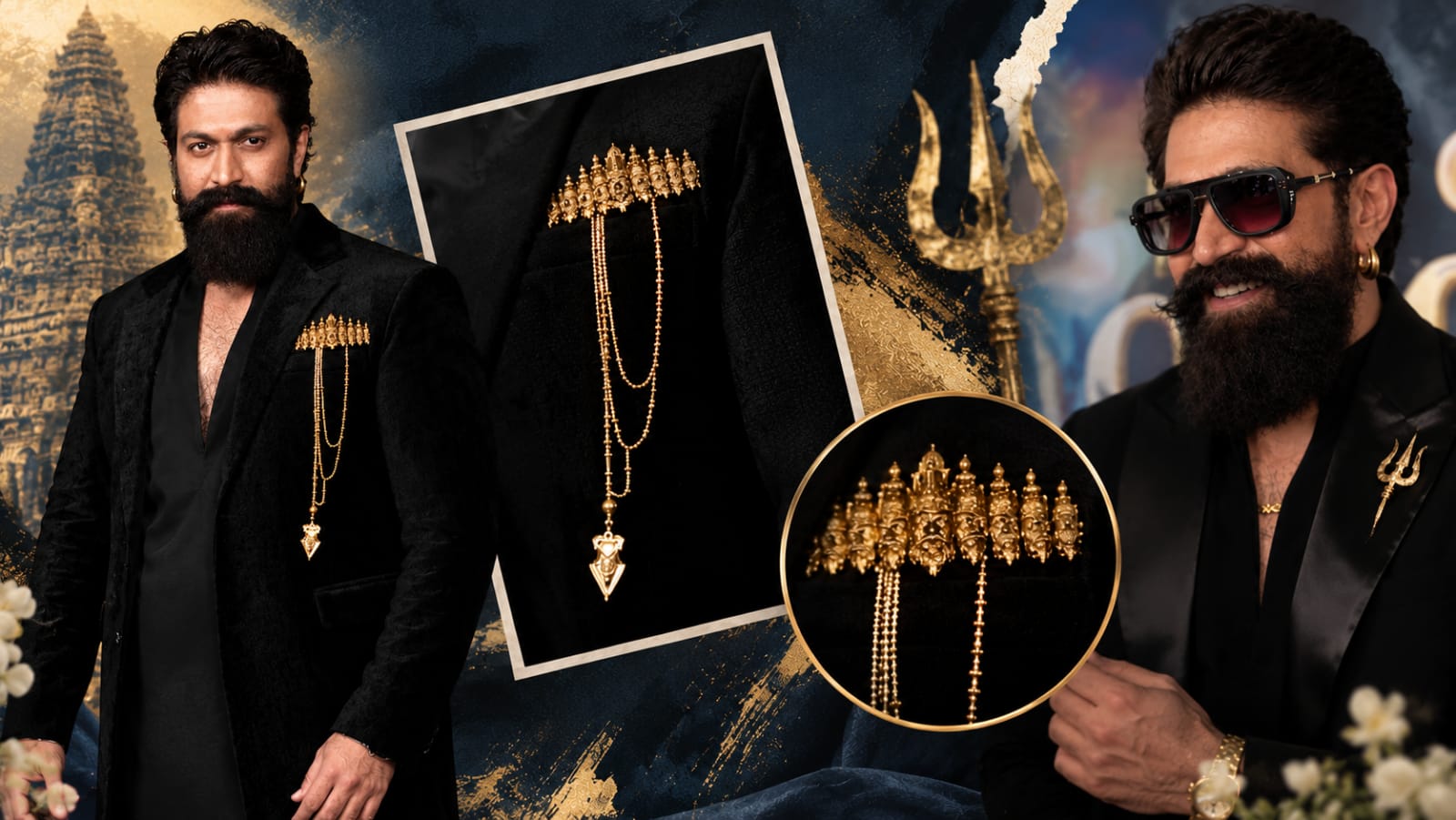 Yash’s 10-headed Ravana brooch steals the spotlight at Ramayana’s LA premiere